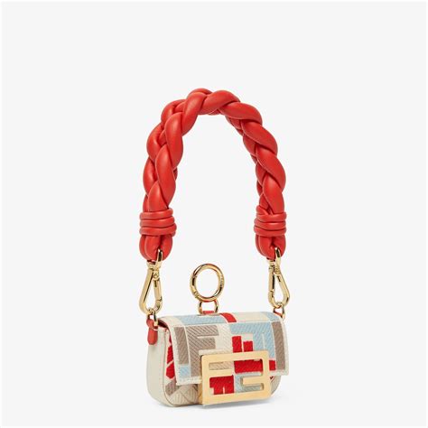 fendi charm nano baguette|fendi nano baguette charm magenta.